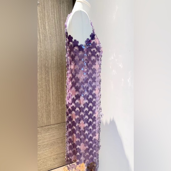 Paco Rabanne Mini Dress with Flower Sequins - Picture 4 of 16